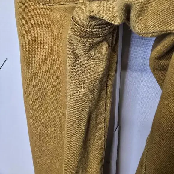 Universal Thread Women's Mustard Yellow Wide Leg Pants Size 14/32 - Picture 4 of 6